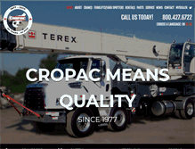 Tablet Screenshot of cropac.com
